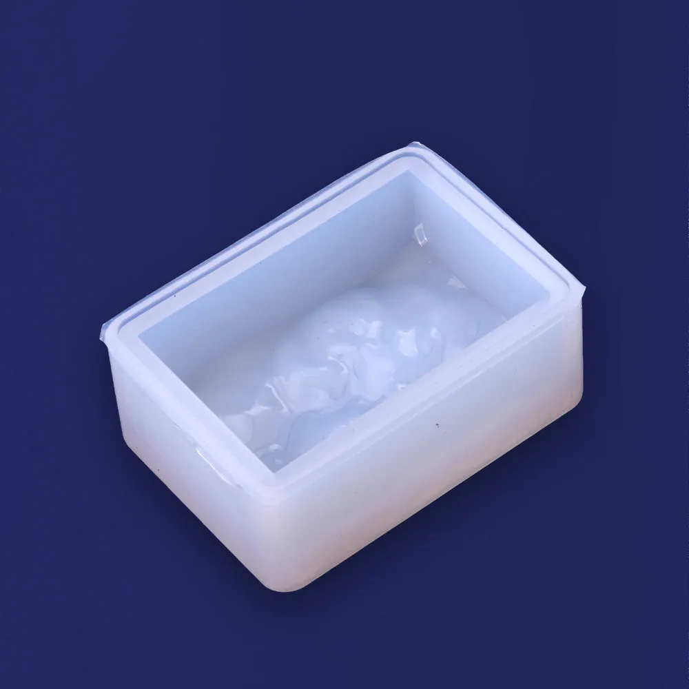 1 pcs Handmade clear silicone mould for resin jewellery ,Cabochons for earrings, pendants, polymer clay,Water Ripple Effect 38x25mm
