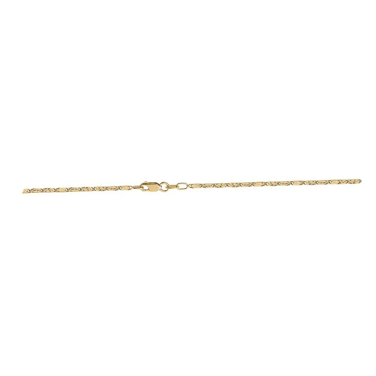 10K Yellow Gold (0.9mm) Star Chains (16" - 26")