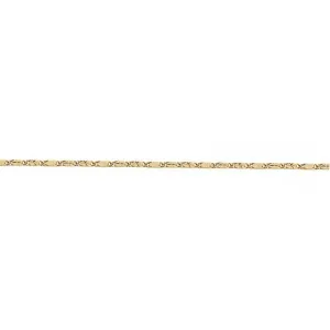 10K Yellow Gold (1.0mm) Star Chain (16" - 30")