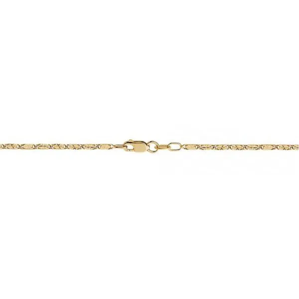 10K Yellow Gold (1.0mm) Star Chain (16" - 30")