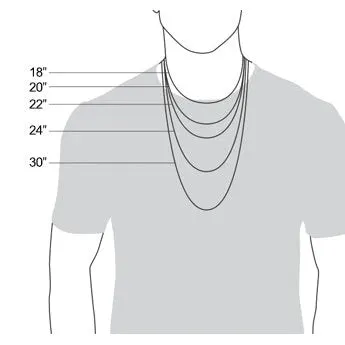 10K Yellow Gold (2.4mm) Gentle Figaro Chain
