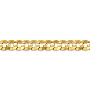 10K Yellow Gold (5mm) Curb Chain (20 - 24")