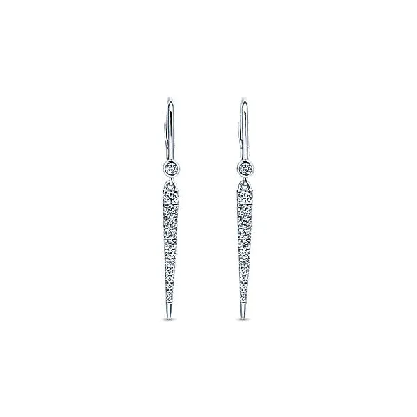 14k White Gold Kaslique Drop