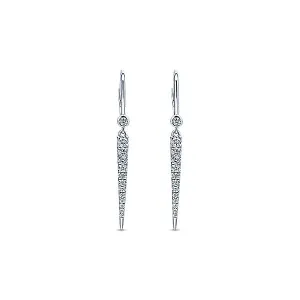 14k White Gold Kaslique Drop