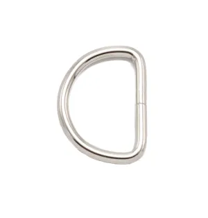 1.5 Inch Heavy Welded D Rings Nickel