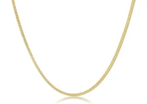 15" Choker Herringbone Chain - Gold
