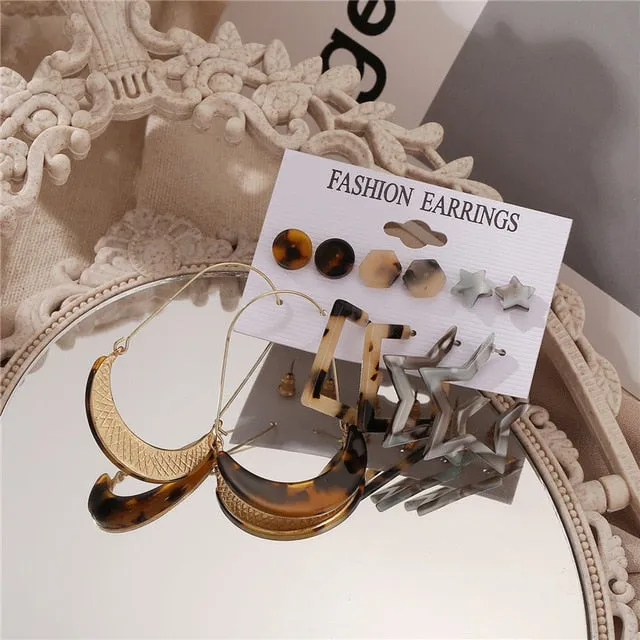 17KM Vintage Pearl Earrings For Women Big Gold Cross Set of Earrings Long Tassel Butterfly Dangle Drop Earrings 2022 Jewelry