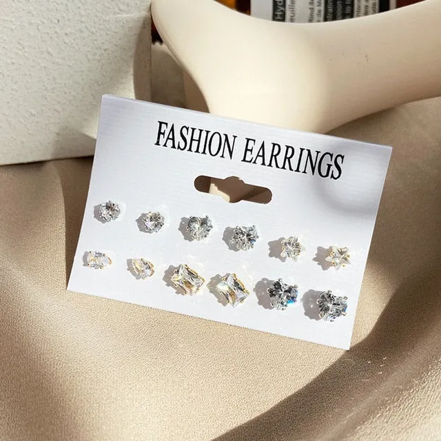 17KM Vintage Pearl Earrings For Women Big Gold Cross Set of Earrings Long Tassel Butterfly Dangle Drop Earrings 2022 Jewelry