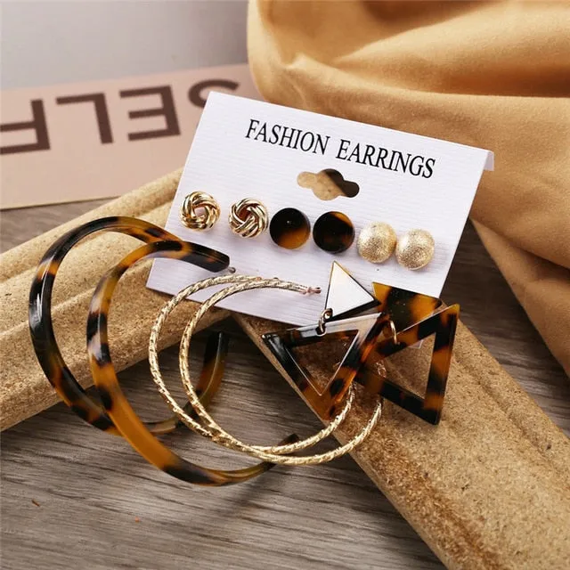 17KM Vintage Pearl Earrings For Women Big Gold Cross Set of Earrings Long Tassel Butterfly Dangle Drop Earrings 2022 Jewelry
