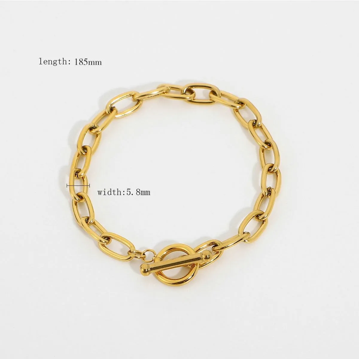 18K Gold Plated Chain Bracelets