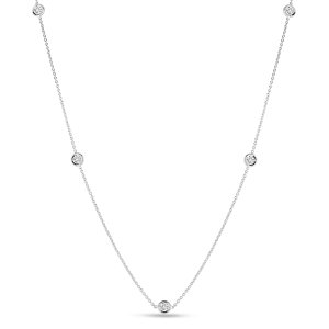 18K White Gold Necklaces