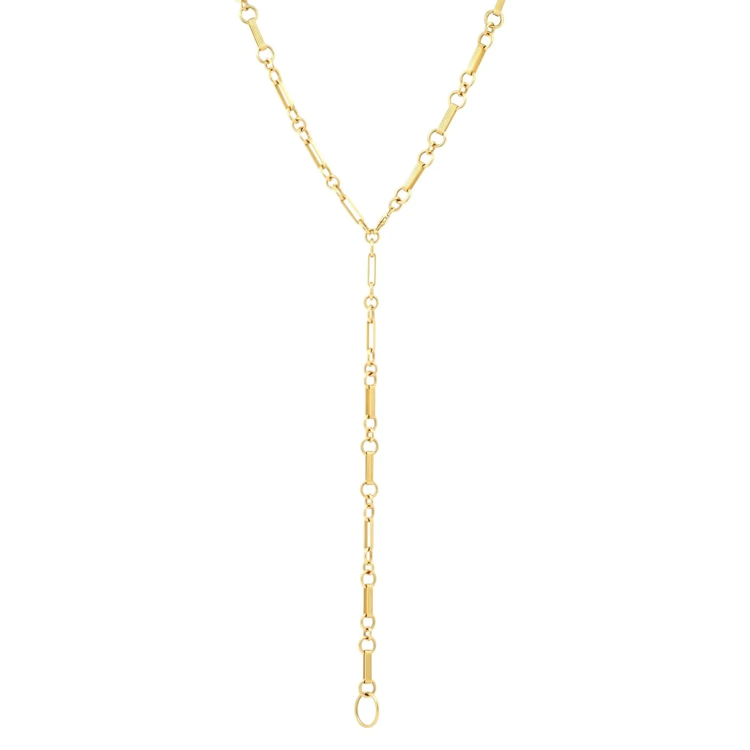 18" Rosette Chain - Yellow Gold