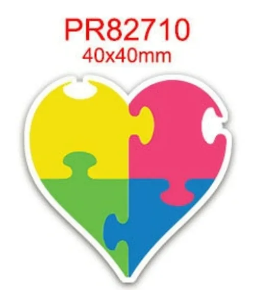 1" Autism Awareness Ribbon - DIY Printed Grosgrain Craft Material - Cartoon Pattern