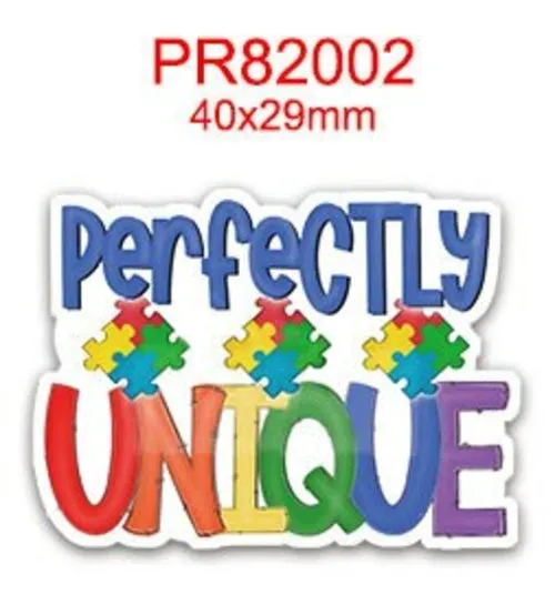 1" Autism Awareness Ribbon - DIY Printed Grosgrain Craft Material - Cartoon Pattern