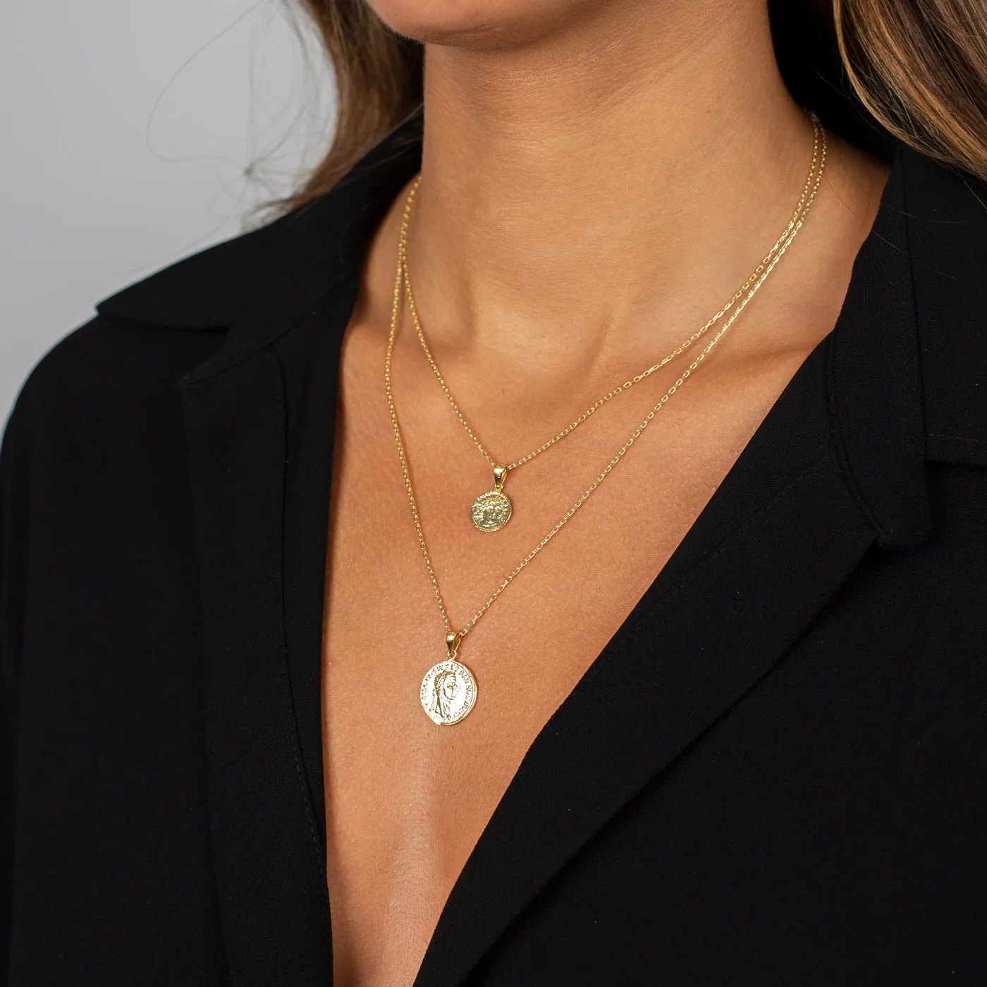 2 Piece Coin Set Necklace
