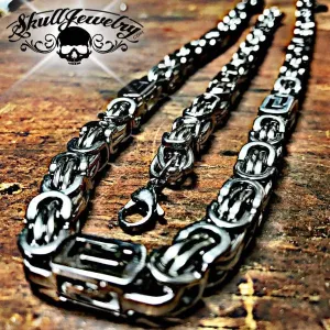 22" Stainless Steel Necklace & 8-1/4" Bracelet Combo (#set002)