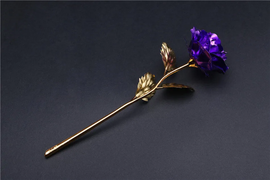24k Gold Foil Rose