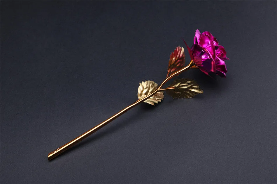 24k Gold Foil Rose
