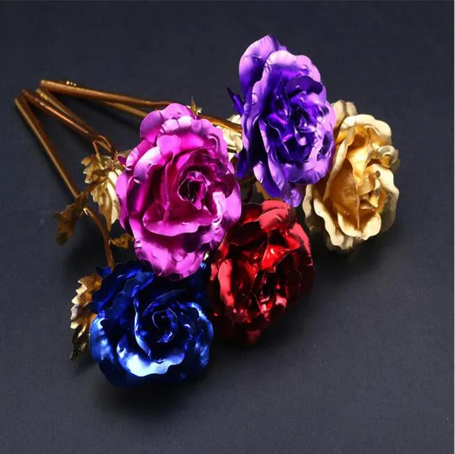 24k Gold Foil Rose