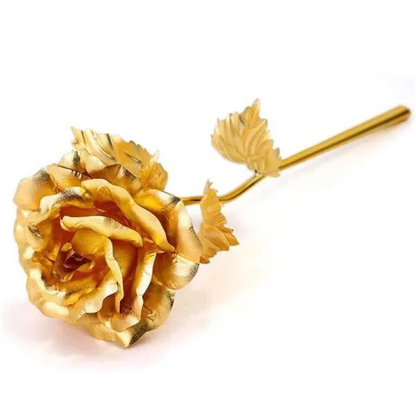 24k Gold Foil Rose