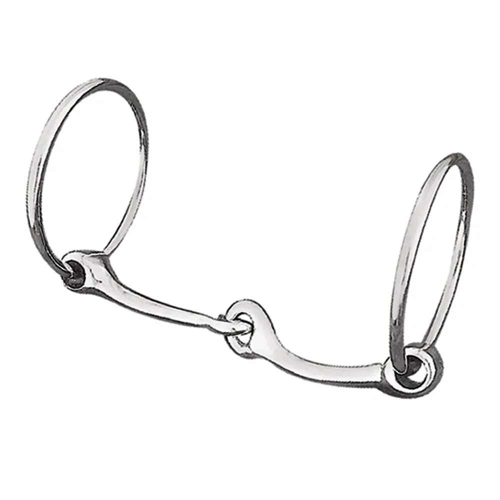 25-4751 Weaver Leather Nickel Plated 6" Draft Horse Snaffle Bit