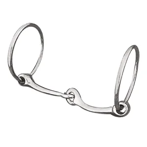 25-4751 Weaver Leather Nickel Plated 6" Draft Horse Snaffle Bit