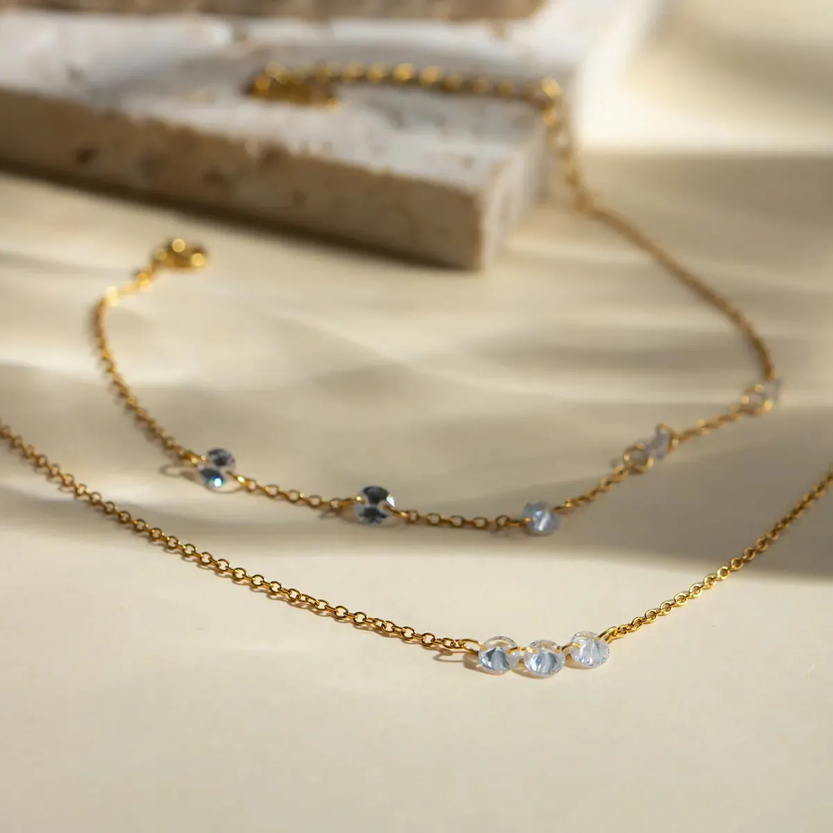 304 Stainless Steel 18K Gold Plated IG Style Simple Style Classic Style Plating Solid Color Bracelet