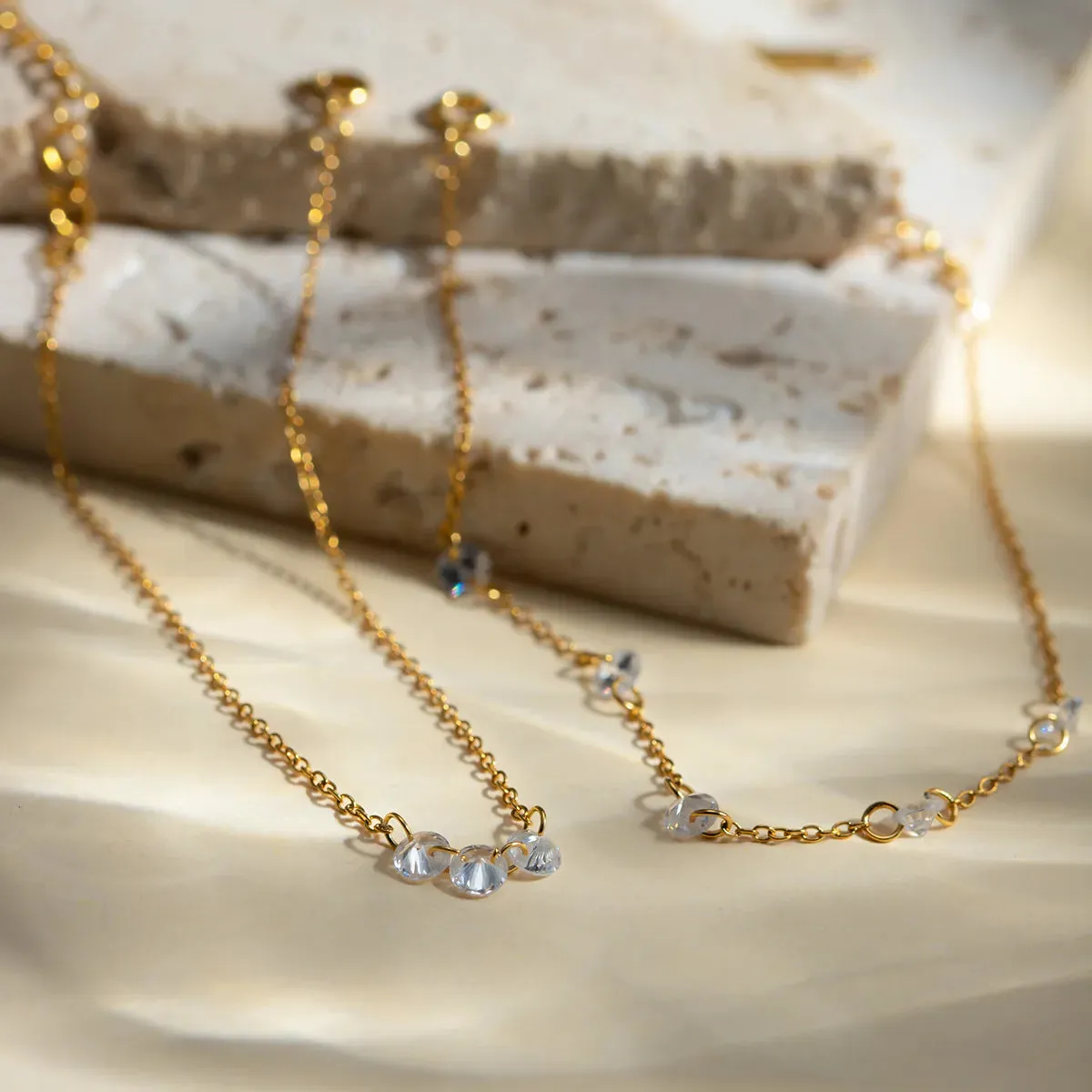 304 Stainless Steel 18K Gold Plated IG Style Simple Style Classic Style Plating Solid Color Bracelet