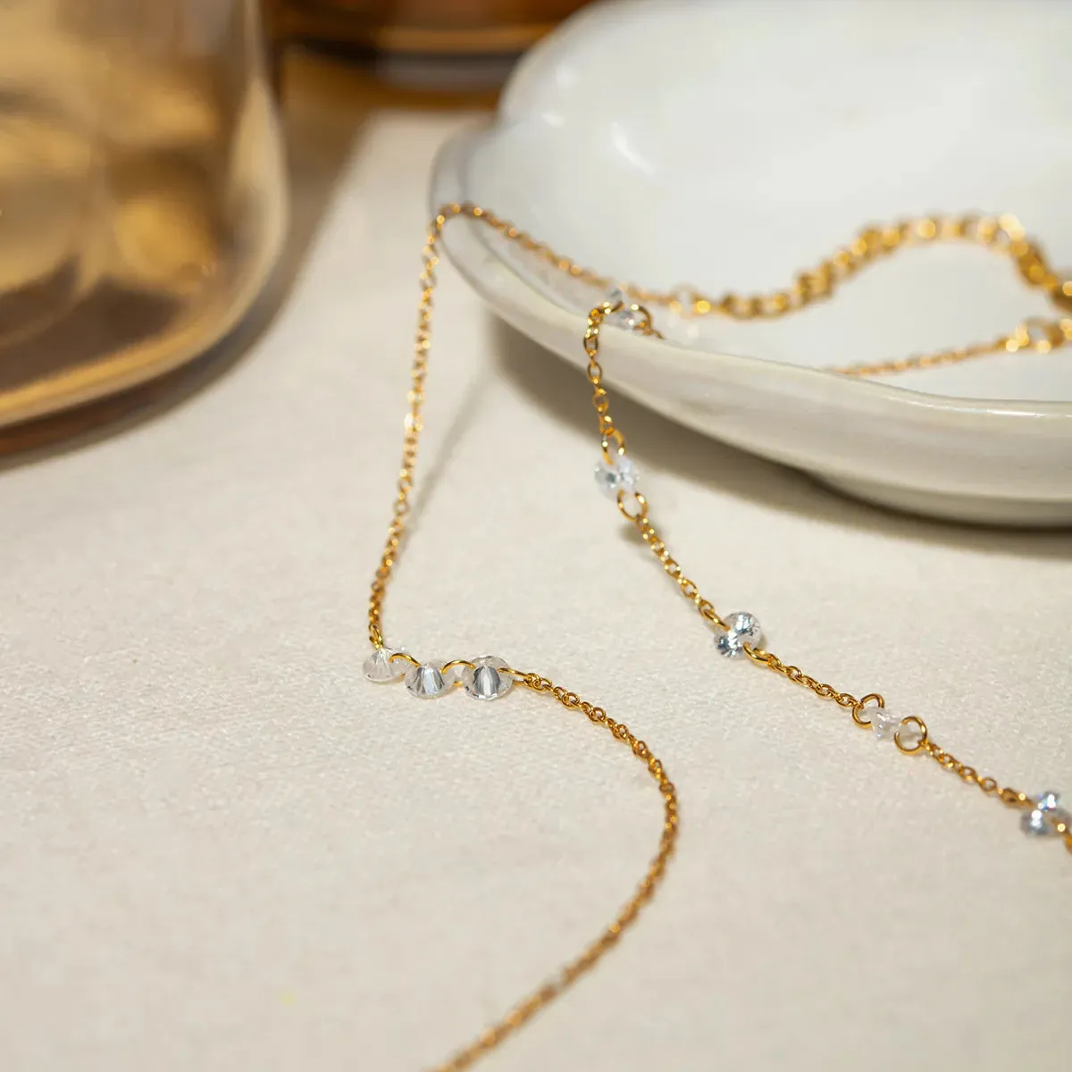 304 Stainless Steel 18K Gold Plated IG Style Simple Style Classic Style Plating Solid Color Bracelet