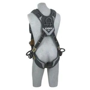 3M™ ExoFit NEX Arc Flash Harness w/PVC Coated Aluminum D-Rings, Back&Side D-Rings, M, 1103071