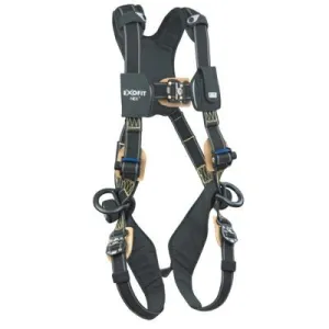 3M™ ExoFit NEX Arc Flash Harness w/PVC Coated Aluminum D-Rings, Back&Side D-Rings, S, 1103070