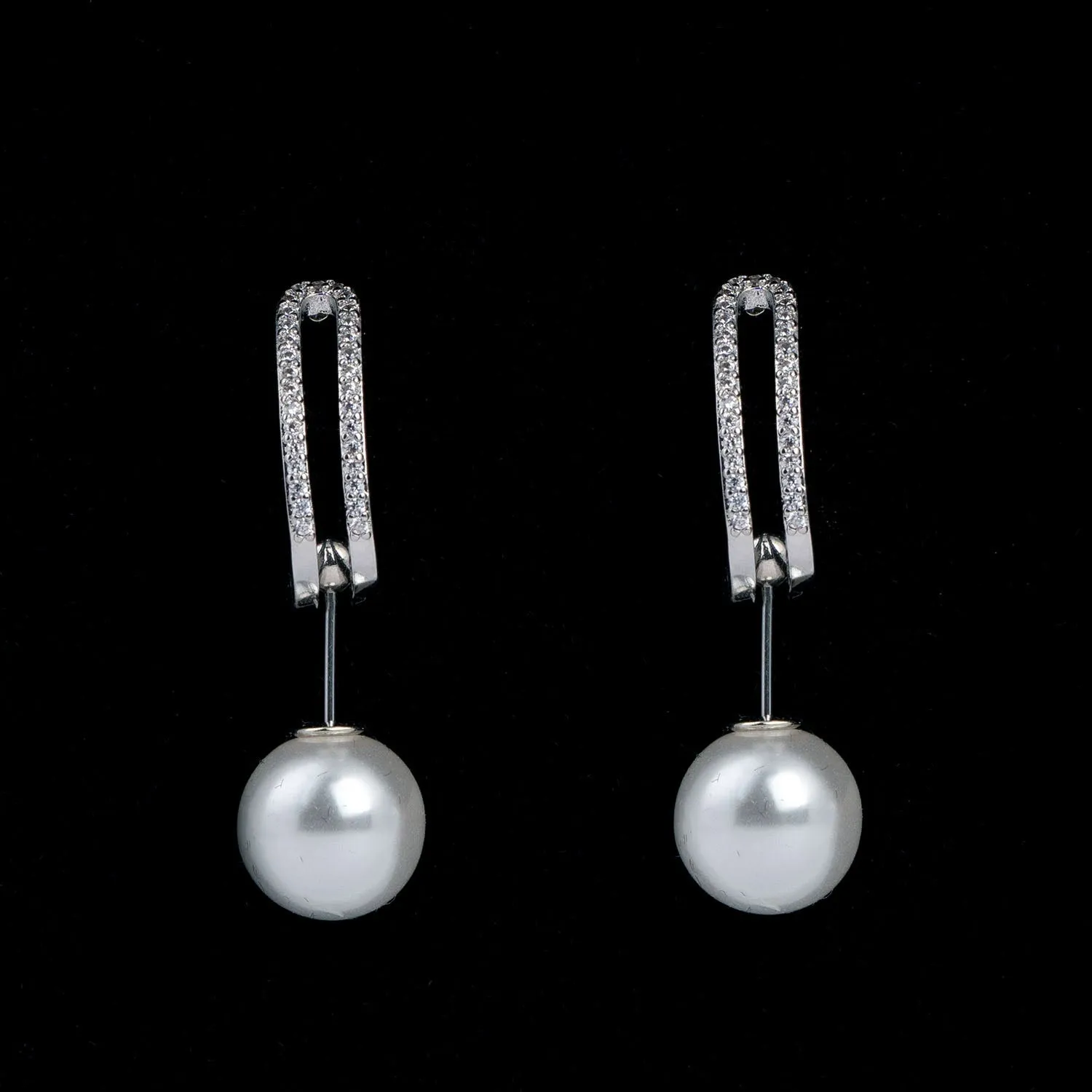 4 in 1 pearl earrings