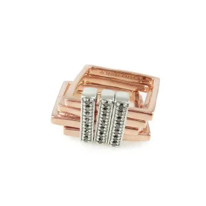 Abacus 4-Stack with Black Diamond Sliders