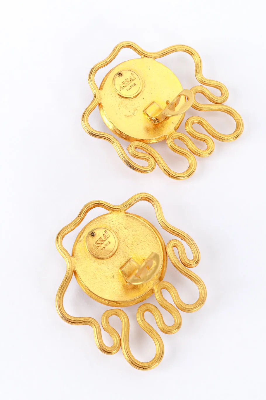 Abstract Flower Earrings