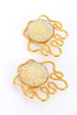 Abstract Flower Earrings