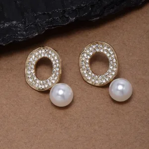 Accacia Golden Pearl Drop Earrings