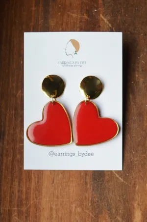 Achy Breaky Heart Statement Earrings