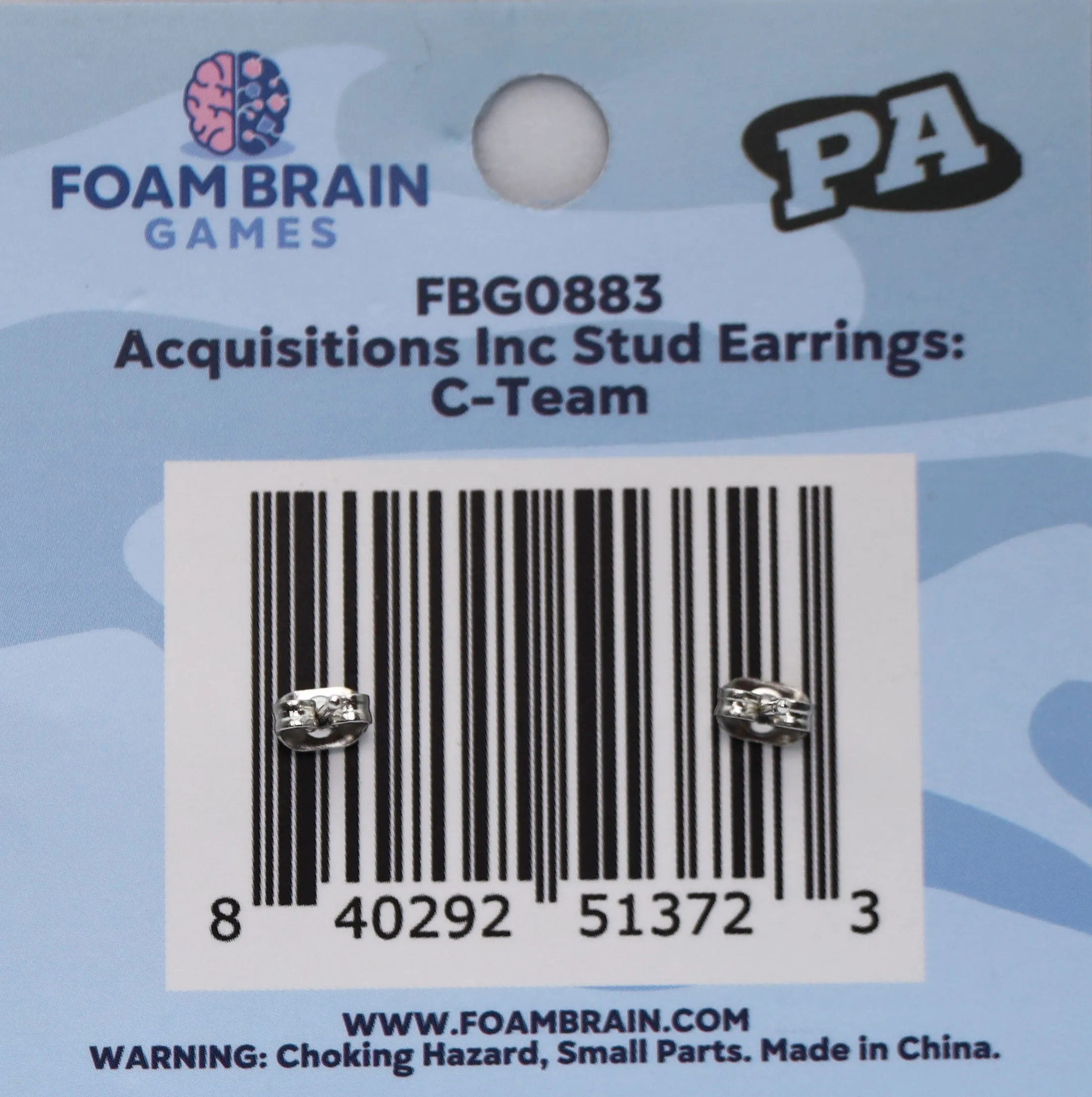 Acquisitions Inc Stud Earrings: C-Team