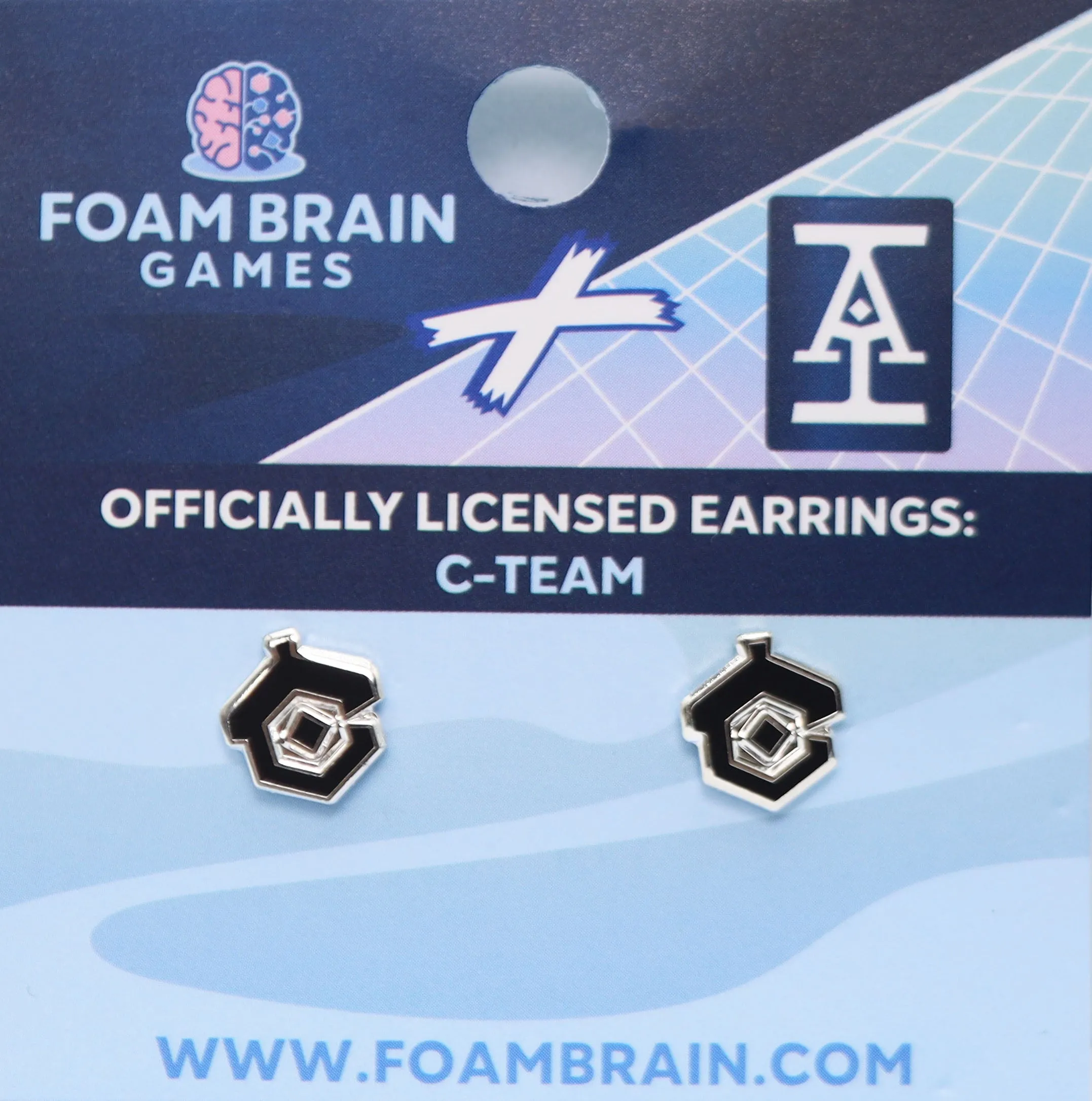 Acquisitions Inc Stud Earrings: C-Team