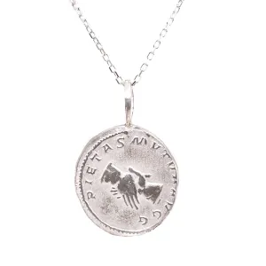 Agreement Artifact Necklace in Silver