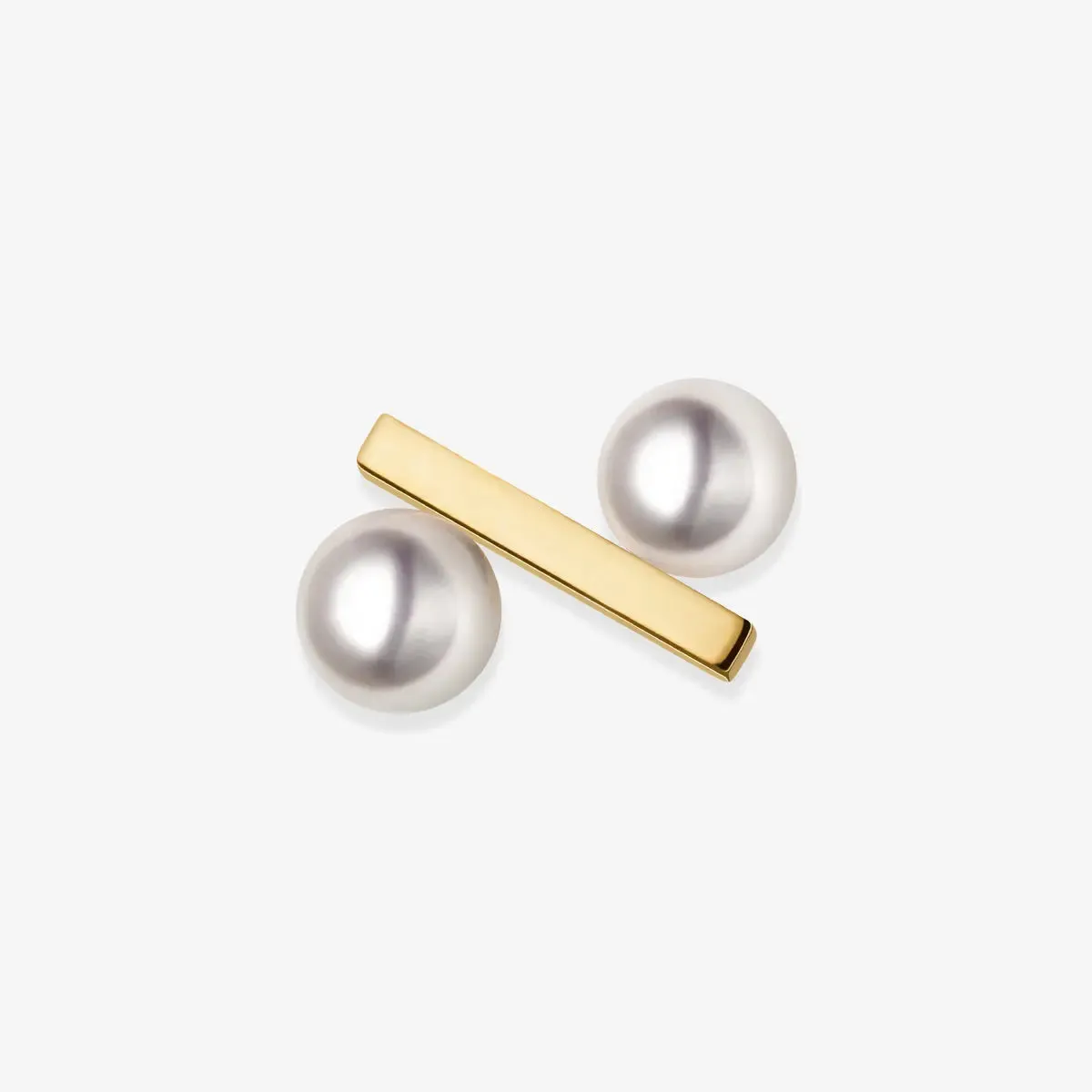 Akoya Saltwater Pearl Earrings 18K Gold Earrings