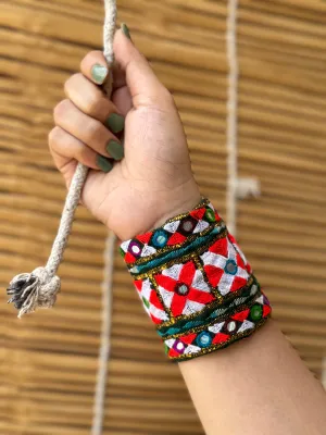Alaa Kutchi Fabric Bracelet | Handcuff