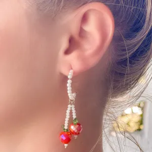 Apple Drop Earrings