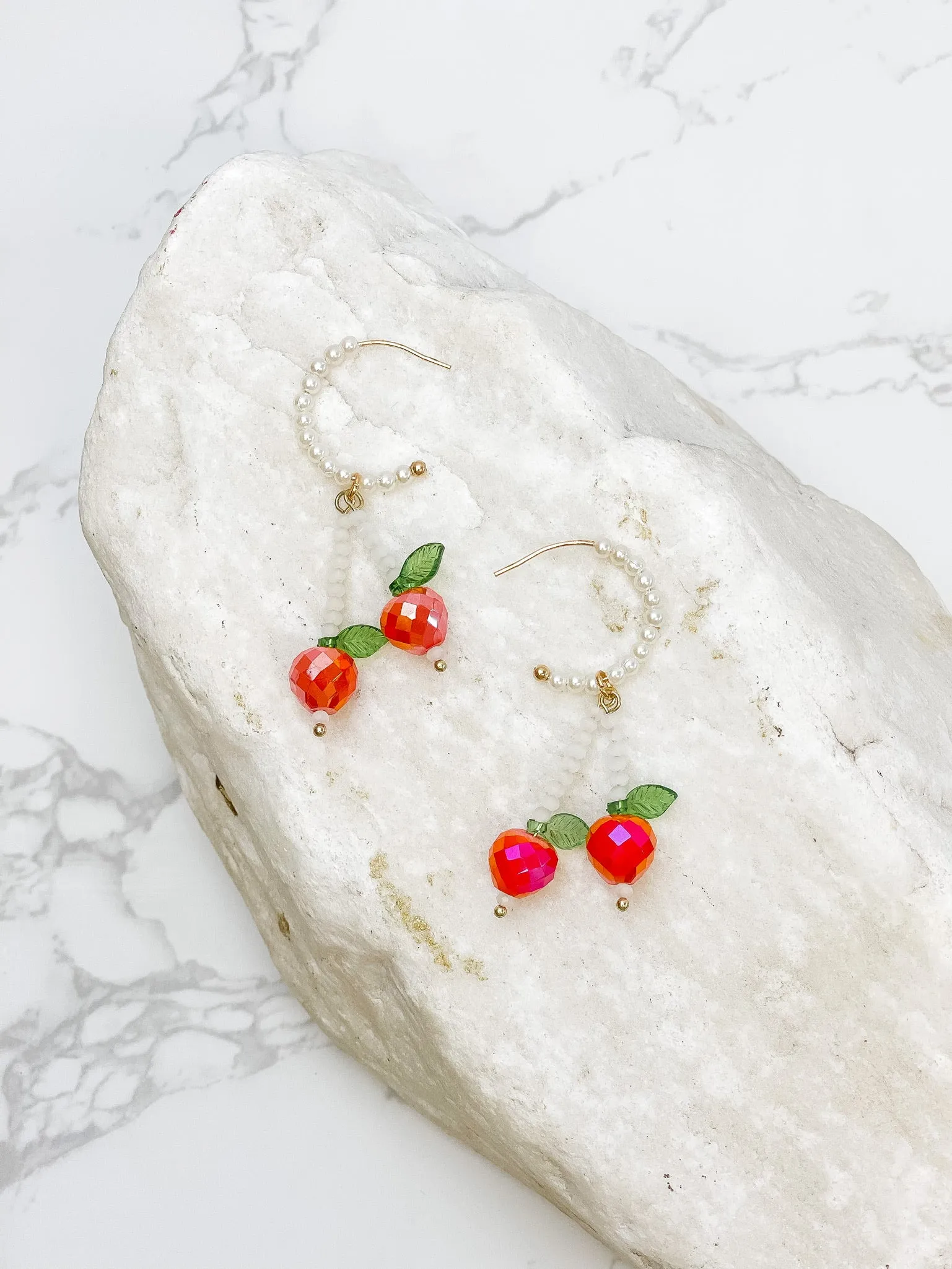 Apple Drop Earrings
