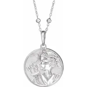 Artemis Coin 18" Necklace or Pendant 88042