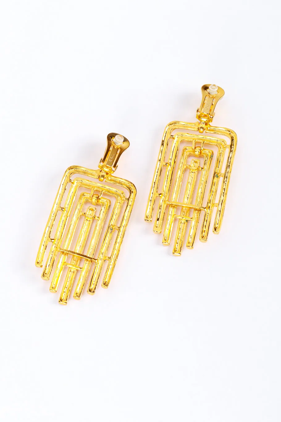Articulated Linear Drop Earrings
