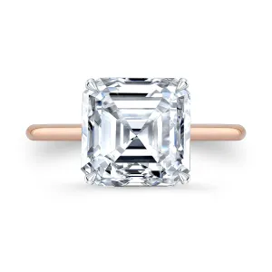 Asscher Cut Engagement Ring Mounting