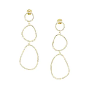 Asymmetrical Drop Earrings