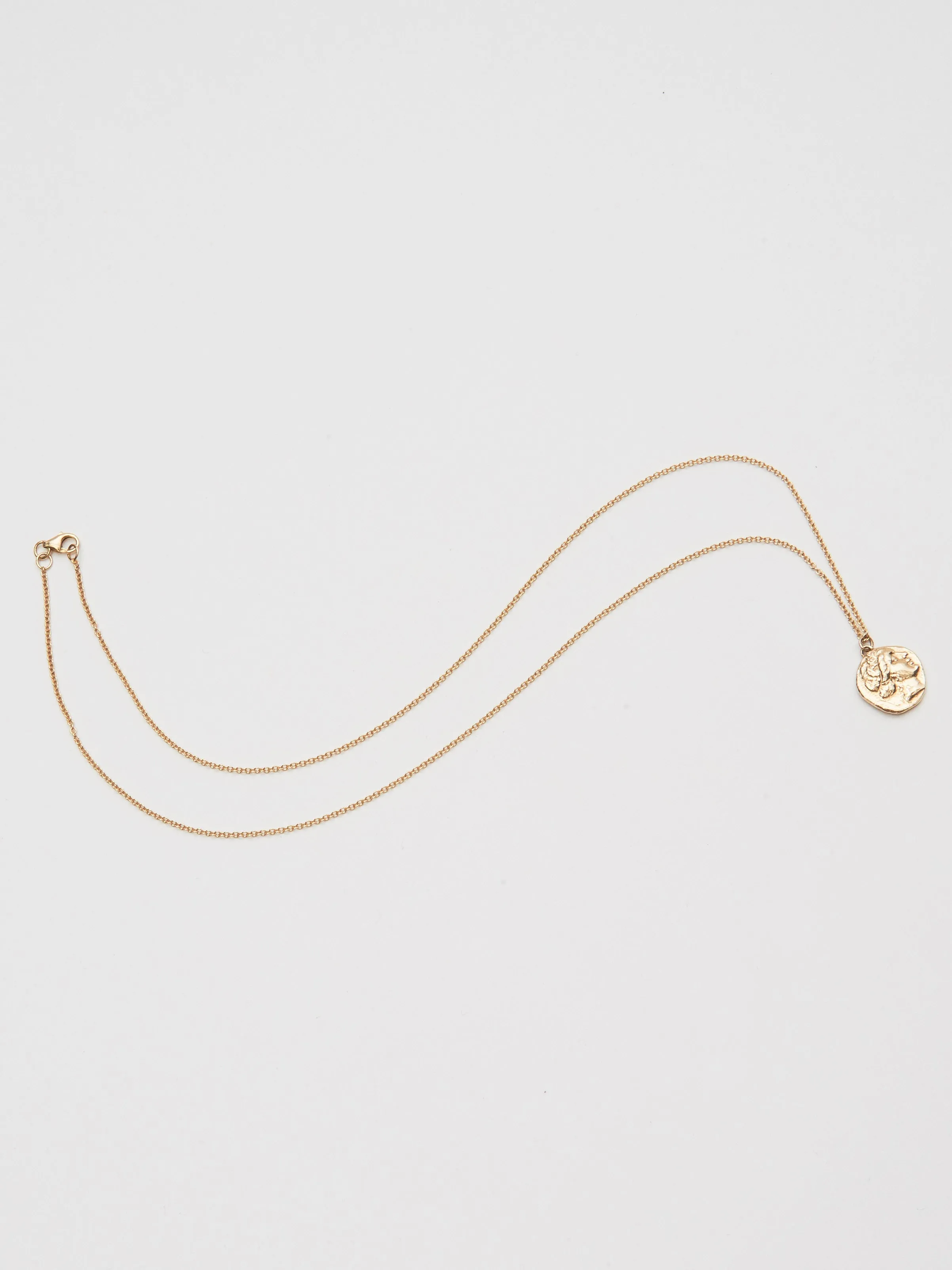 Athena Greek Coin Pendant