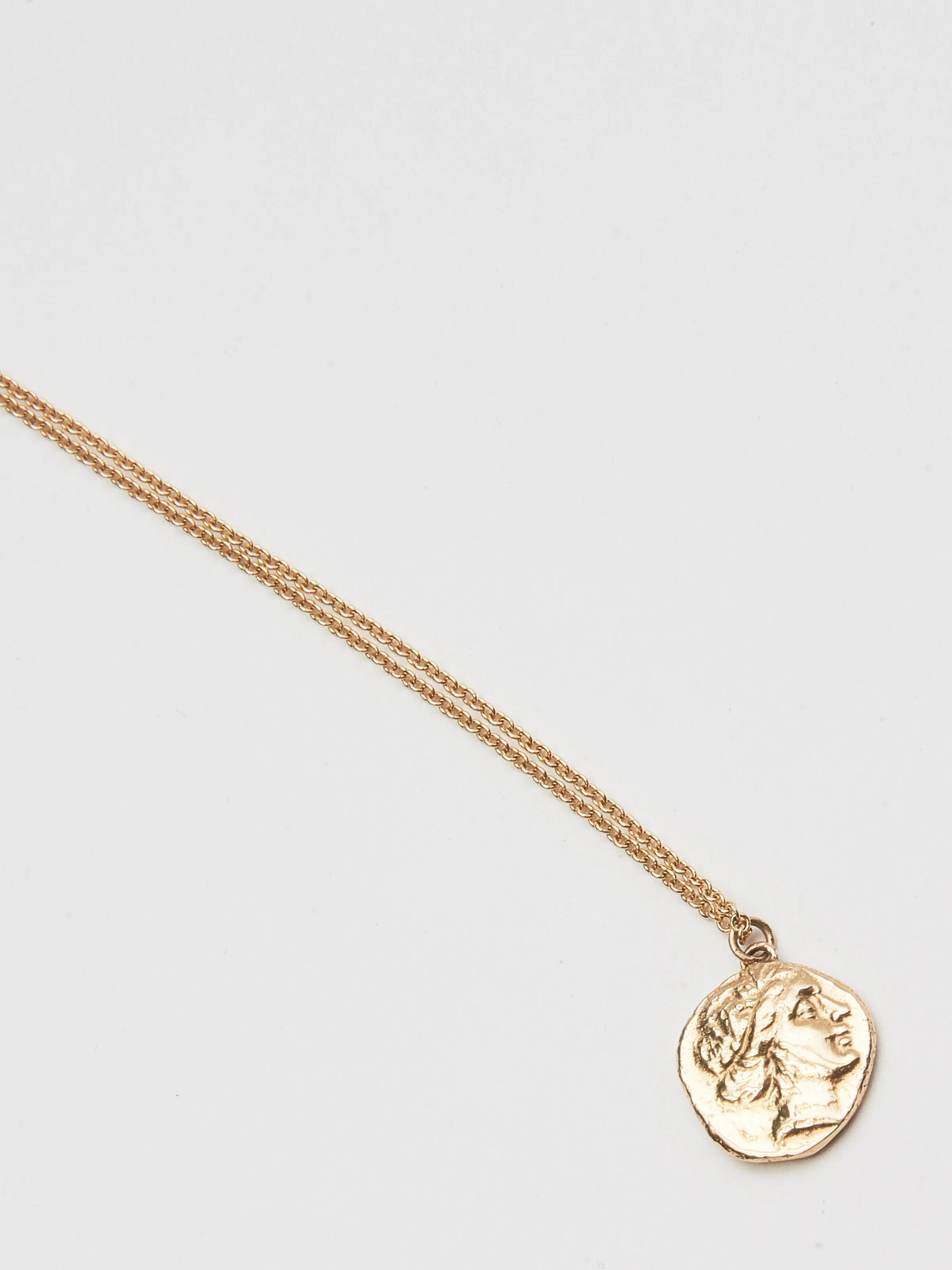 Athena Greek Coin Pendant